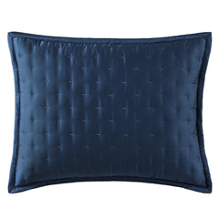 Lyocell Quilt Pillow Sham Set, 21" x 27", Regal Blue, 2PC