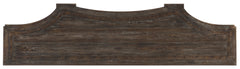 Traditions - 1-Drawers 3-Shelves Buffet - Dark Brown