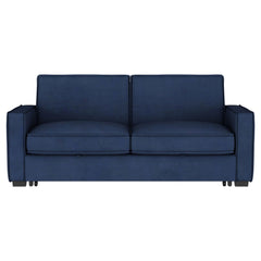 Gretchen - Upholstered Convertible Sleeper Sofa Bed - Navy Blue