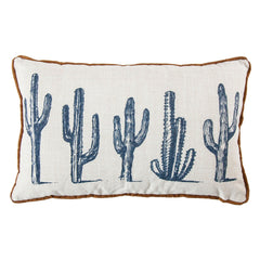 5-Cactus Linen Lumbar Pillow, 16" x 26", 1PC
