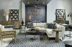 Commerce And Market - Wood Spot Table