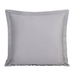 Lyocell Euro Sham, 27" x 27", Gray, 1PC