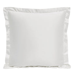 High Shine Satin Euro Sham, 27" x 27", White, 1PC