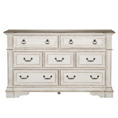 Abbey Park - 7 Drawer Dresser - White