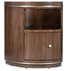 Melange - Contours Side Table - Dark Brown