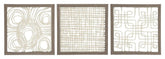 Odella - Cream / Taupe - Wall Decor Set (Set of 3)