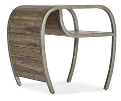 Commerce And Market - Open Ended End Table - Dark Brown
