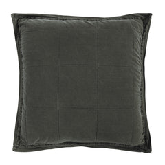 Stonewashed Cotton Canvas Euro Sham, 27" x 27", Duffle Bag, 1PC