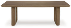 Serene Bay - Dark Brown - Rectangular Cocktail Table