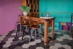 Parota - Stool - Cinnamon Brown