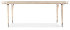 Nouveau Chic - Rectangle Dining Table With 1-22in Leaf - Light Brown