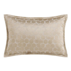 Honeycomb Jacquard Lumbar Pillow, 16" x 24", Espresso, 1PC