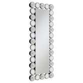 Aghes - Wall Mirror With Lighting - Silver
