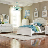 Stardust - Panel Bed, Dresser & Mirror