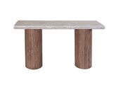 Sahara - Sofa Table - Light Cream / Brown Caramel
