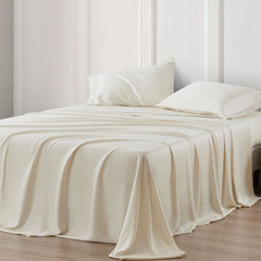 Lyocell Sheet Set, King, Ivory, 4PC