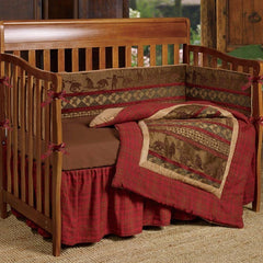 Baby Cascade Lodge Crib Bedding, 4PC