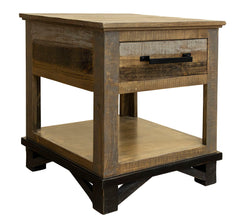 Loft Brown - End Table - Two Tone Gray / Brown