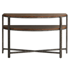 Breckinridge - Demilune Sofa Table - Dark Brown