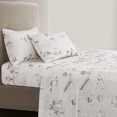 Seaside Lyocell Sheet Set, Super Queen, Taupe, 4PC