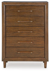 Lyncott - Brown - Five Drawer Chest