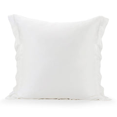 Lyocell Euro Sham, 27" x 27", White, 1PC