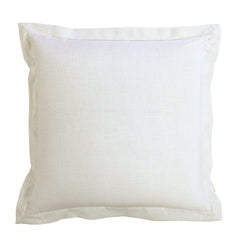 Charlotte White Euro Sham, 27" x 27", 1PC