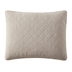 Stonewashed Cotton Gauze Pillow Sham, 21" x 34", Sable, 1PC