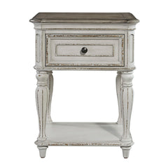 Magnolia Manor - Leg Nightstand - White