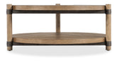 Vineyard Row - 44" Round Cocktail Table - Light Brown