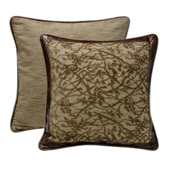Highland Lodge Branches Motif Reversible Euro Sham, 27" x 27", 1PC