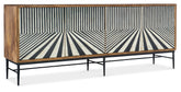 Commerce and Market - Linear Perspective Credenza - Light Brown