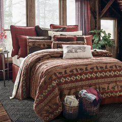 Cascade Lodge Comforter Set, Super Queen, 5PC