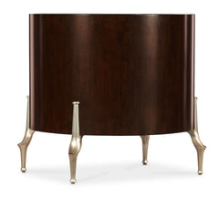 Bella Donna - Round Side Table - Dark Brown