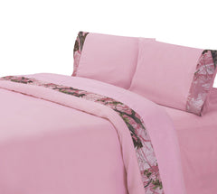 Camo Pink Sheet Set, Queen