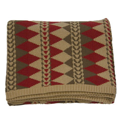 Wilderness Ridge Knitted Throw Blanket, 50" x 60", 1PC