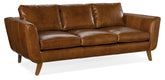 Alora - Stationary Sofa 8-Way Tie - Dark Brown