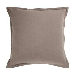 Solid Taupe Euro Sham, 27" x 27", 1PC