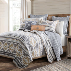 Desert Sage Reversible Quilt Set, Twin, 2PC
