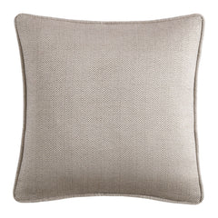 Chenille Herringbone Euro Sham, 27" x 27", Sand, 1PC