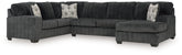 Hollyview - Shadow - 3-Piece Sectional With Raf Corner Chaise