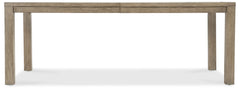 Sonnet - Rectangular Dining Table With One 18" Leaf - Dark Gray