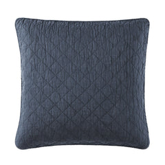 Cotton Comfort Euro Sham, 27" x 27", Navy, 1PC