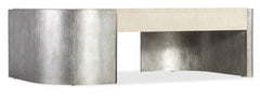 Melange - Silverfrost Cocktail Table - Pearl Silver