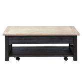 Heatherbrook - Lift Top Cocktail Table - Black