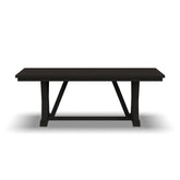 Lattice - Rectangular Dining Table - Dark Brown