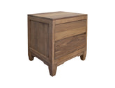 Parota Nova - 2 Drawer Nightstand - Brown Cappuccino