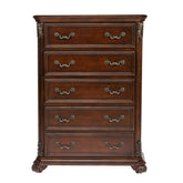 Messina Estates - 5 Drawer Chest - Dark Brown