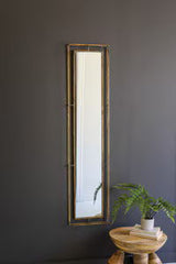 Large Rectangle Metal Famed Mirror