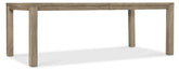 Sonnet - Rectangular Dining Table With One 18" Leaf - Dark Gray
